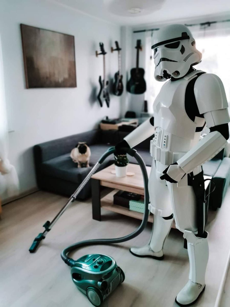 Hygiene is critical for survival, and every trooper does their duty best by keeping their quarters squeaky clean and free from dirt, pathogens and other scum.
#501st #StarWars #StayAtHome #SocialDistancing #FlattenTheCurve
#PolishGarrison <a href="/FISD501st/">FISD 501st Legion</a>