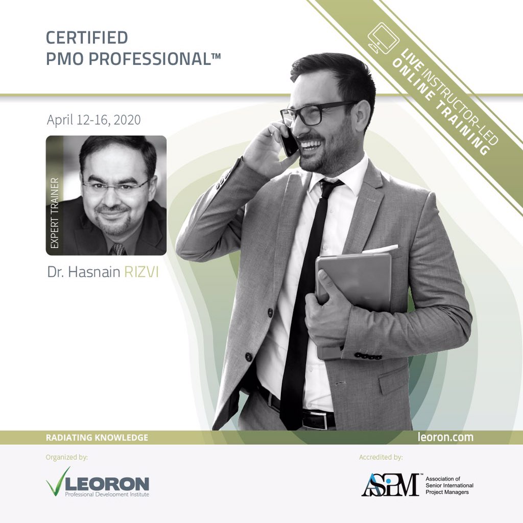 RizvisPM's tweet photo. Certified PMO Professional certification: live online program is scheduled this April with @LeoronGroup 

#pmo #projectmanagement #programmanagement #portfoliomanagement #rizvi #radiatingknowledge #dubai #abudhabi #jeddah #dammam #jubail #Riyadh #kuwait #muscat #manama #london https://t.co/X5IXvT232U