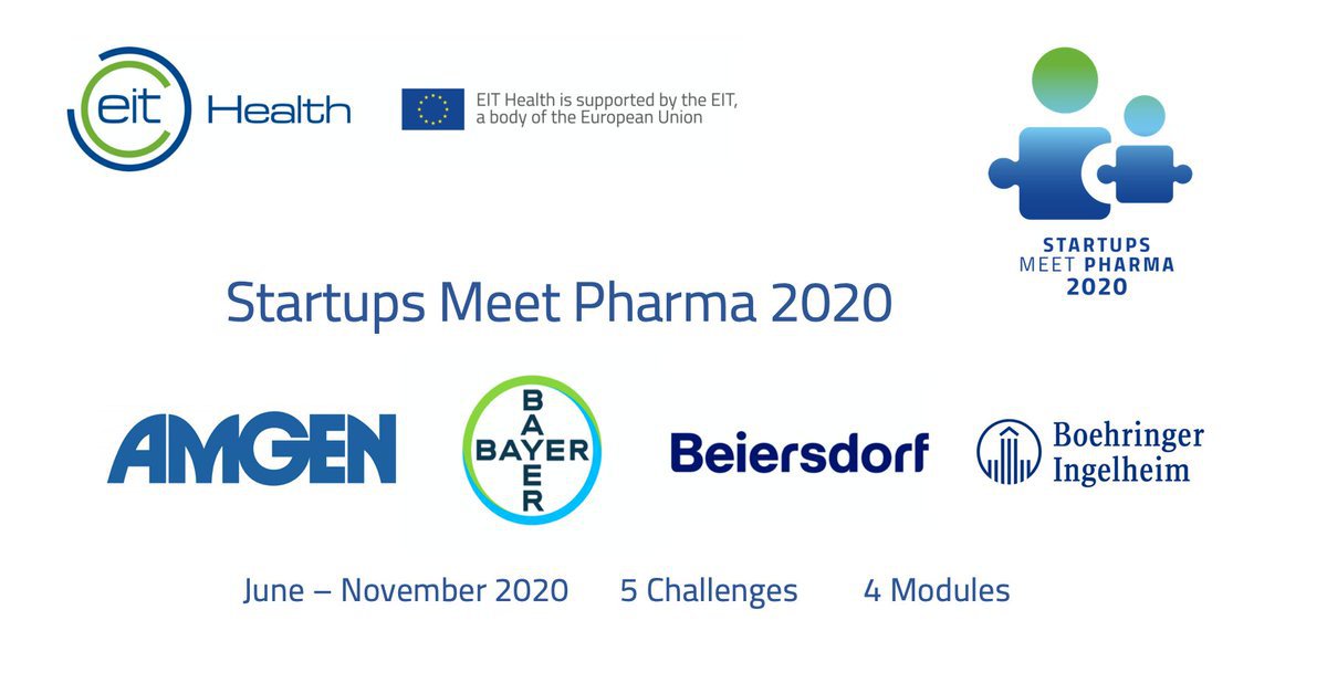 Il vous reste un tout petit peu moins de 2 semaines pour #candidater au programme "Start-ups Meet Pharma" et répondre aux #challenges donnés par nos #partenaires #Amgen #BoehringerIngerlheim #Beiersdorf et #Bayer🧑‍⚕️
Plus d'infos: bit.ly/33qam2m
Date limite: 30 mars