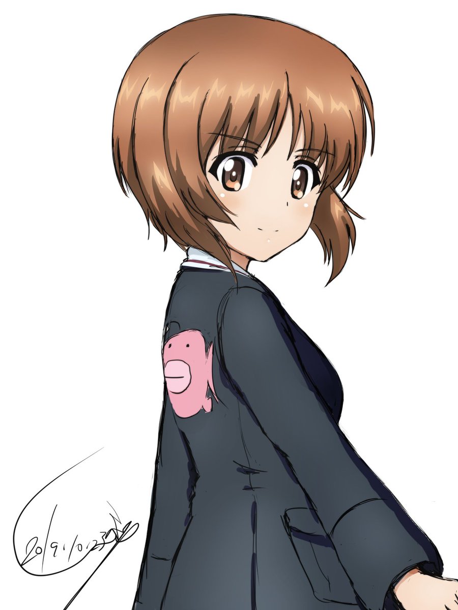 ケイ(ガルパン) 「デフォルト制服 or パンジャケ・シリーズ #ガルパン #garupan 」|ぶっくりP (ぱんあ40 西K04)のイラスト