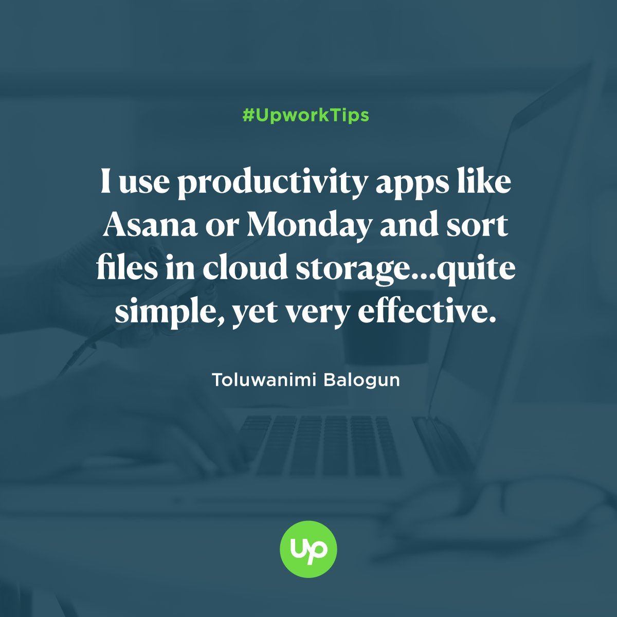 Upwork tweet picture