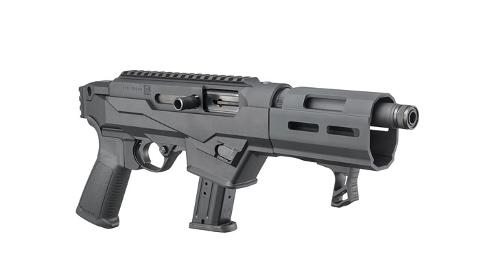 ShootingIllustr's tweet photo. Building off the popular PC Carbine Chassis model, Ruger recently introduced the new PC Charger Pistol chambered in 9 mm.

https://t.co/zkFnHOSXg6 https://t.co/DdrGNOagoH