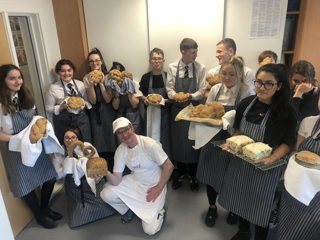 CrieffHE's tweet photo. Big thanks to @ScottishBaker for the bread masterclass today - some brilliant work from miss McCully’s class - very creative!! 🥖🍞👩🏻‍🍳 #breadmasterclass #creativity #baking https://t.co/dgJ1JIZAcL