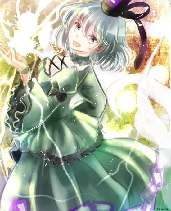 #深夜の真剣お絵描き60分一本勝負 久しぶりに屠自古さああああああああんん!!!(+14分) 
