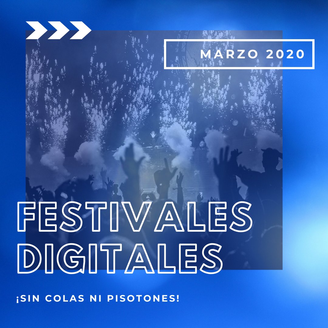 betheflowevents's tweet photo. Para amenizar todos estos días y después de todos los eventos que se han tenido que cancelar... ¡Llegan los festivales de música digitales!🎤

¡La música siempre nos acompaña!🎶

#YoMeQuedoEnCasaFestival #CuarentenaFest #MantitaFest #cuarentena #yomequedoencasa #quedateencasa https://t.co/LM0P86AMe6