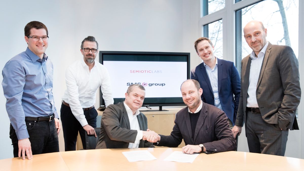 SMS group (@sms_group_gmbh) on Twitter photo SMS group takes predictive maintenance to an entirely new level by employment of #AI solution: <a href="/semioticlabs/">Semiotic Labs</a> and we have signed an agreement under which the two companies will cooperate in the field of #predictivemaintenance. More: fal.cn/378bT
#leadingpartner SMS group takes predictive maintenance to an entirely new level by employment of #AI solution: <a href="/semioticlabs/">Semiotic Labs</a> and we have signed an agreement under which the two companies will cooperate in the field of #predictivemaintenance. More: fal.cn/378bT
#leadingpartner