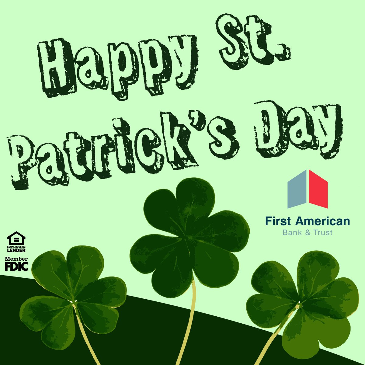 FABTIsHere's tweet photo. Looking forward to greener pastures.  @FABTIsHere #thinkfirstsupportlocal #thinkfirstbanklocal #stpatricksday https://t.co/oFhPJFfu5u