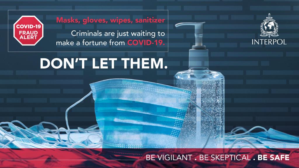 ⚠️FRAUD WARNING: Fake shops and websites have sprung up online, claiming to have great deals on all types of medical supplies.

Details: interpol.int/en/News-and-Ev…

#COVID19