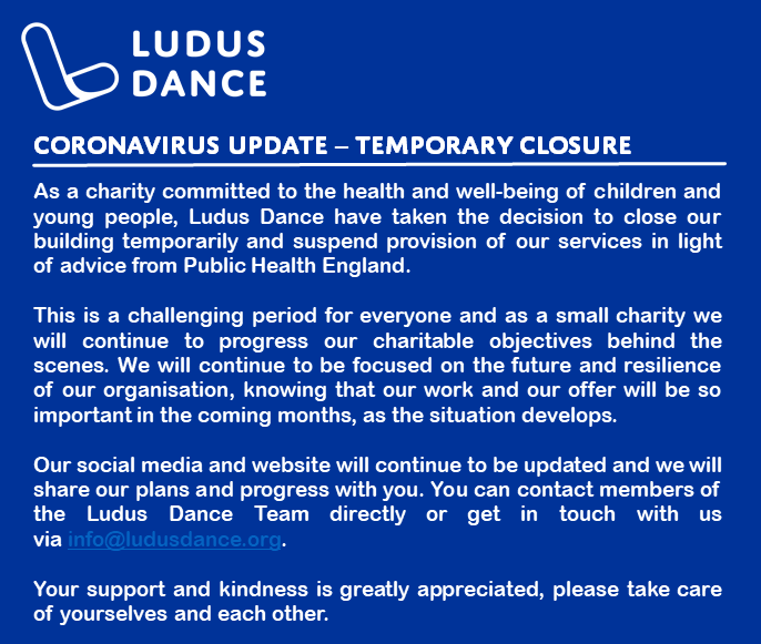 As tactics change pace to slow the spread of the Coronavirus we are temporarily closing our building and provision.
ow.ly/5hue50yNT7g