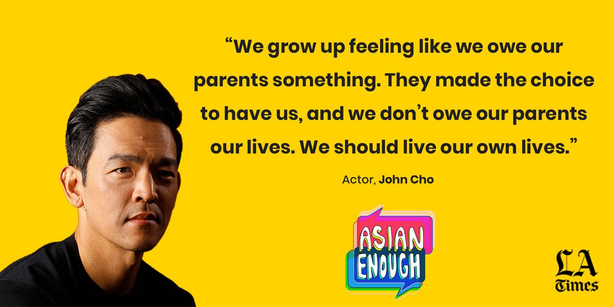 Los Angeles Times (@latimes) on Twitter photo In episode 1 of Asian Enough, hosts <a href="/jenyamato/">jen yamato</a> and <a href="/frankshyong/">Frank Shyong</a> talked with actor John Cho about unpacking identity, subverting stereotypes and parenthood.
link.chtbl.com/AsianEnough In episode 1 of Asian Enough, hosts <a href="/jenyamato/">jen yamato</a> and <a href="/frankshyong/">Frank Shyong</a> talked with actor John Cho about unpacking identity, subverting stereotypes and parenthood.
link.chtbl.com/AsianEnough