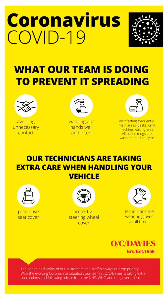 We would like to inform all our customers that we are operating under extra care and taking the necessary precautions to prevent the spread of #Coronavirus.

If you require any special arrangements please contact us on 01239 622 955.

Your health and safety is important to us!
