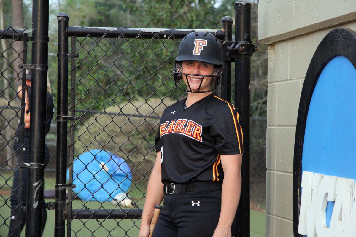 FlaglerSports's tweet photo. Smile because it happened 

@FlaglerSoftball ❤️💛🖤 

#GoSaints | #MarchOn https://t.co/3fzW9Q3iAK