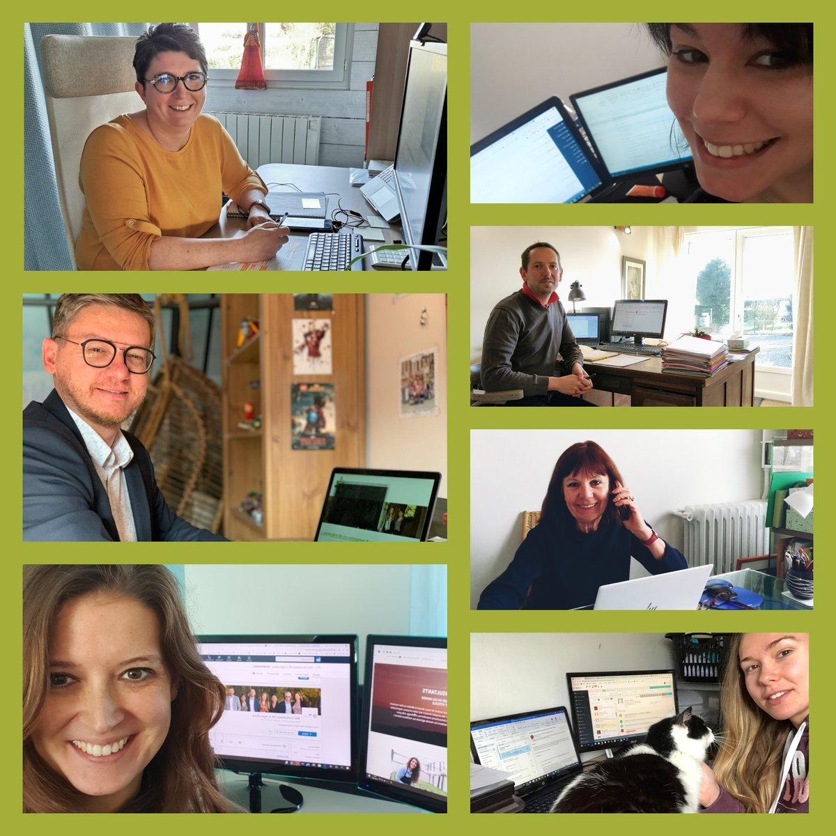 MG Consultants révéler-reconnecter-recruter (@mg_consultants1) on Twitter photo Toute l'équipe <a href="/MG_Consultants1/">MG Consultants révéler-reconnecter-recruter</a> confinée mais opérationnelle pour continuer à vous servir dans les prochaines semaines. On s'adapte avec le sourire, tout en continuant à travailler efficacement! Nous sommes tous disponibles par téléphone et par mail !! #Homeoffice Toute l'équipe <a href="/MG_Consultants1/">MG Consultants révéler-reconnecter-recruter</a> confinée mais opérationnelle pour continuer à vous servir dans les prochaines semaines. On s'adapte avec le sourire, tout en continuant à travailler efficacement! Nous sommes tous disponibles par téléphone et par mail !! #Homeoffice
