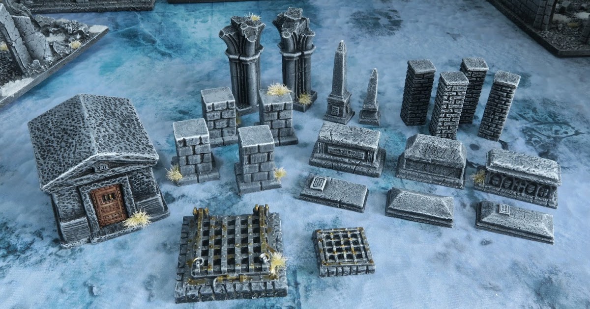 BigLee's tweet photo. Tombstones and mausoleum for frostgrave: I didn't think I'll have time to I didn't think I'll have… https://t.co/H7PPWmx51t #28mm #AHPCX https://t.co/qRuV17jSLw