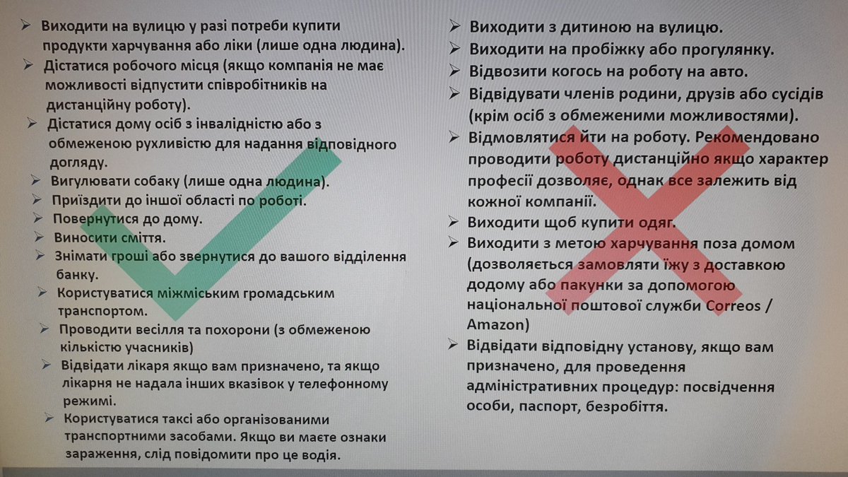 Os dejamos otra traducción de las medidas de cuarentena del #COVID2019 en #ucraniano. Ayuda con difusión.
