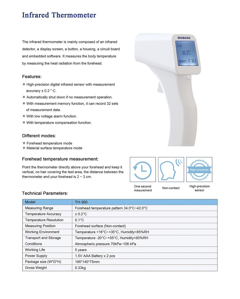 ComtitronicSAS's tweet photo. Termometro de alta precisión para medición de temperatura rápida sin contacto. #who #covid_19 #covıd19 #colombia #coronavirus #medidaspreventivas https://t.co/Bx6K8tz0lK