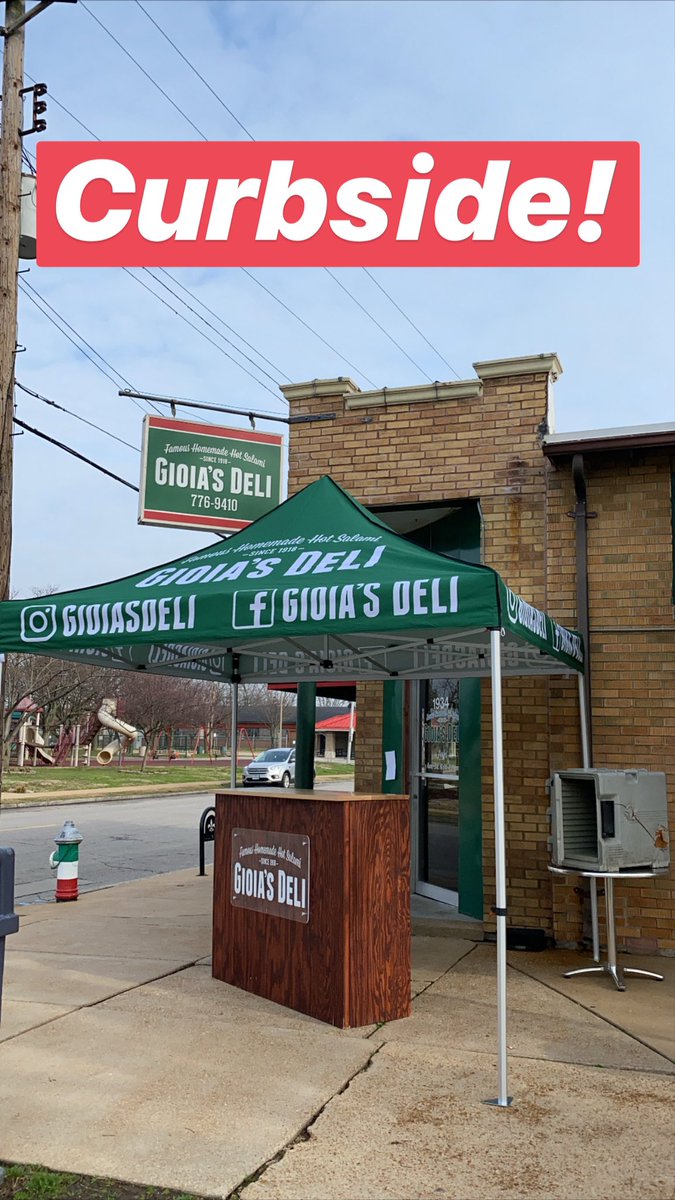 GioiasDeli's tweet photo. Order online at Creve Coeur and The Hill. We will safely do curb side pickup. https://t.co/sPSrtLwHmi https://t.co/MHjV43guVt