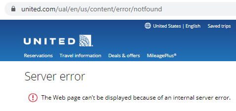 KungFuGuyJeremy's tweet photo. Hey @united - your website is borked. Need to cancel/refund a flight for an exchange student being required to leave the country. There's a waiver? Let's read - page not available. Lemme contact you. Page not available. Not helpful in the slightest. https://t.co/J7OcaZJO0L
