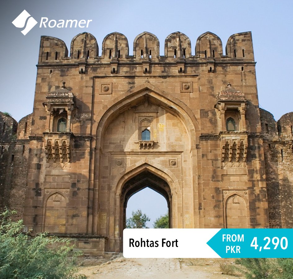 RoamerPK's tweet photo. Get picked up from anywhere in #Islamabad &amp; #Rawalpindi, go to #RohtasFort and back starting from just Rs 4290!
Price includes the cost of fuel and 30 minutes stay. Additional stay for Rs. 199 per hour. Up to 4 adult passengers per car.

#RoamerKaiSaath #VisitPakistan2020 https://t.co/yKziqUFTYi