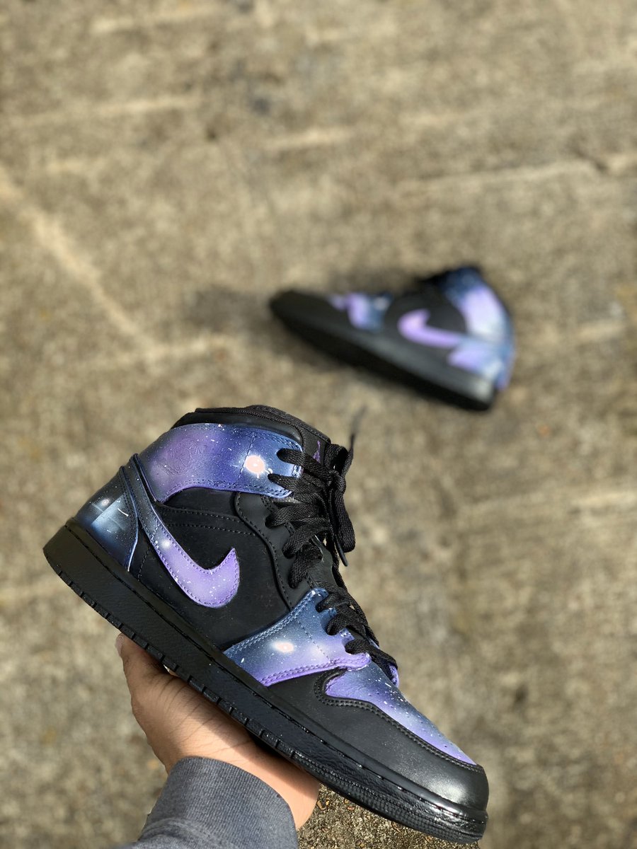solodolo_stevee's tweet photo. First time doing a galaxy custom themed shoe #customshoes #galaxycustom retweet and share @AngelusDirect @AngelusBrand https://t.co/RYEzgwgLqG