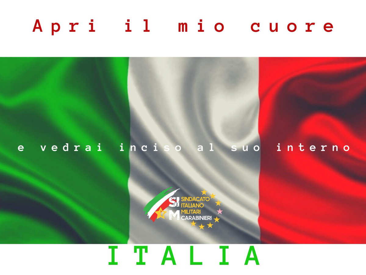 magazine_cc's tweet photo. Apri il mio cuore e vedrai inciso al suo interno, “Italia”. #SIMCARABINIERI 
#unitaditalia #17marzo1861 #17marzo2020 https://t.co/i8hLoQbbxa