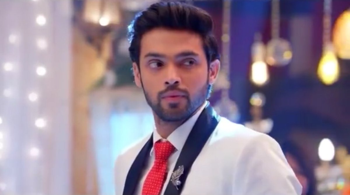 nishat_rahman's tweet photo. #ParthSamthaan 's monologue is the only thing to watch! Its just a treat for eyes &amp; ears to us! He was looking breath takingly handsome in that white blazer &amp; red tie! A Perfect Combination ❤️ https://t.co/q5vV5sxGXA