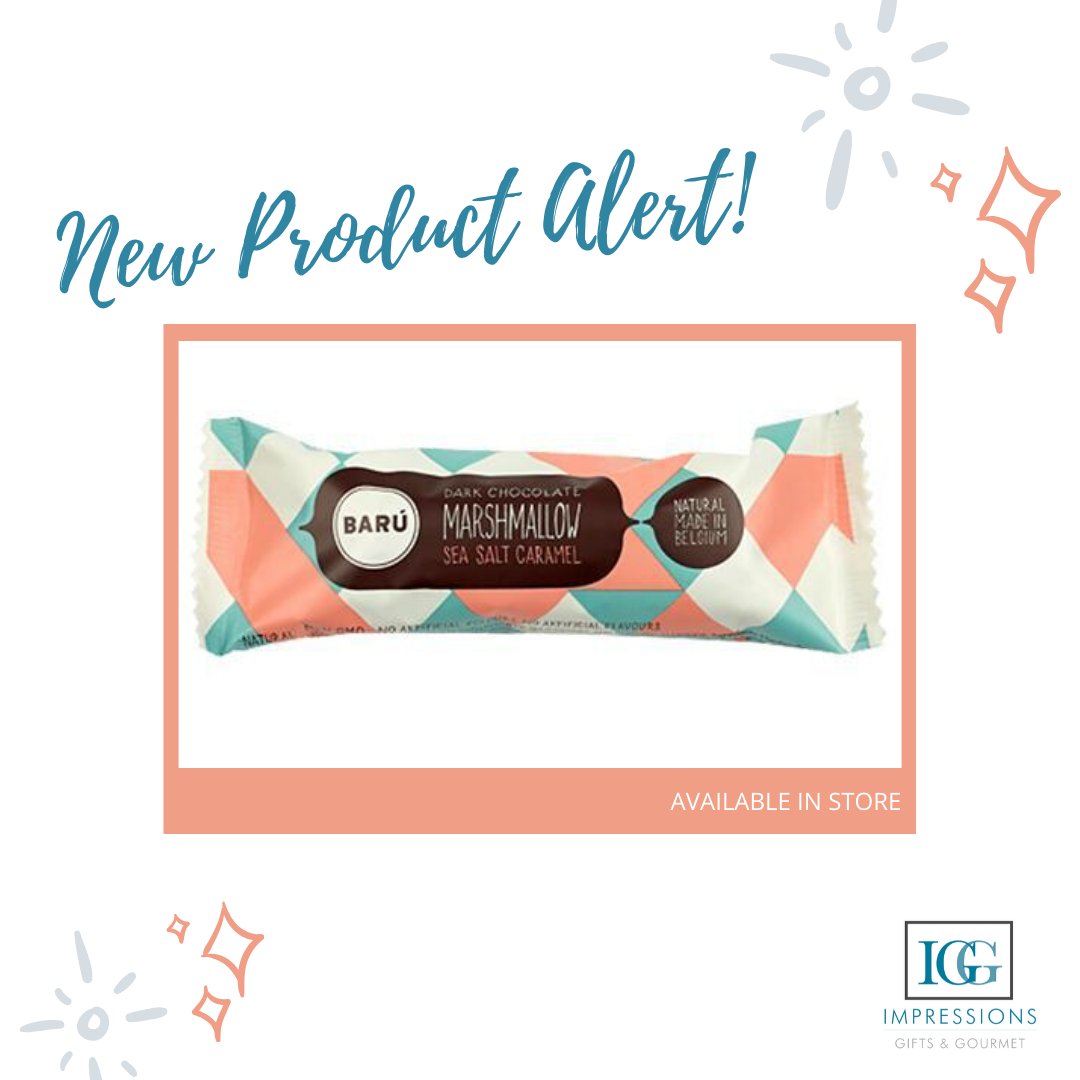 impressionsgift's tweet photo. Gourmet vanilla bean marshmallow bar covered in dark chocolate with a Sea Salt Caramel and Roasted Almonds topping - made with actual vanilla. 
Natural, Non-GMO, Made in Belgium, Size: 30g https://t.co/QlbuzJaP18