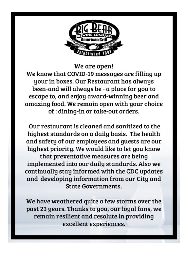 BigBearBrewing's tweet photo. To our valued guest https://t.co/0zKJQSRcs8 https://t.co/D8hNamHwuu