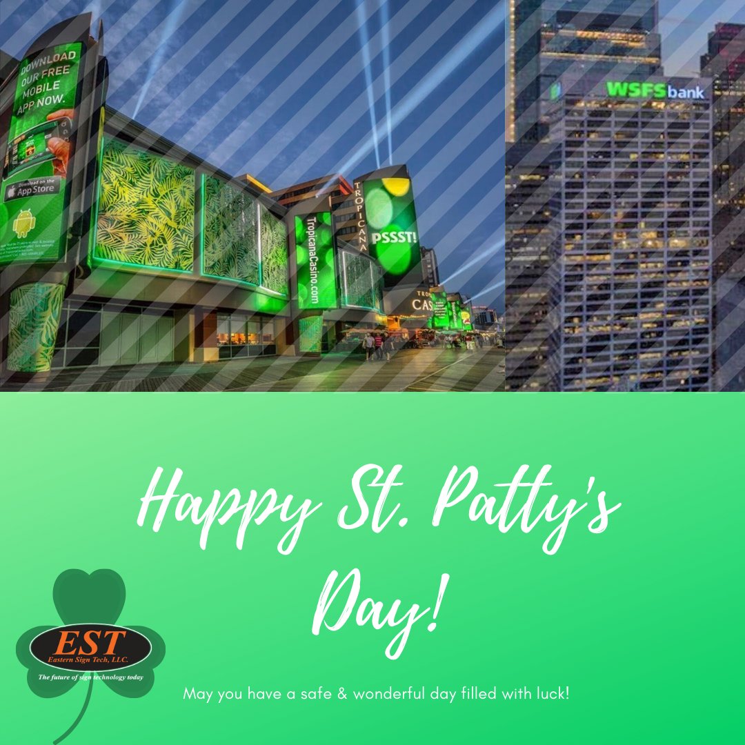 EasternSignTech's tweet image. Happy St. Patty's Day from EST! Splashing you with some GREEN featured projects! #Signage #LED #Hirise #Installations #Easternsigntech #Green #Signs #building #lighting #projects #design #architecture #construction