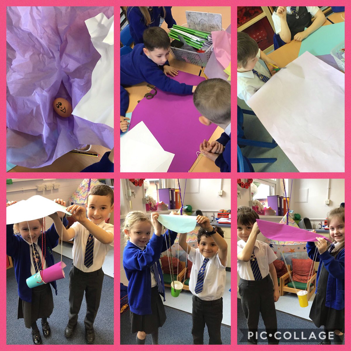 prestolee_1911's tweet image. Year 1 have been working hard in science during our STEAM topic! We have used our knowledge of materials to build a parachute to protect Mr E! #eggcellentchallenge #STEAM #applylearning