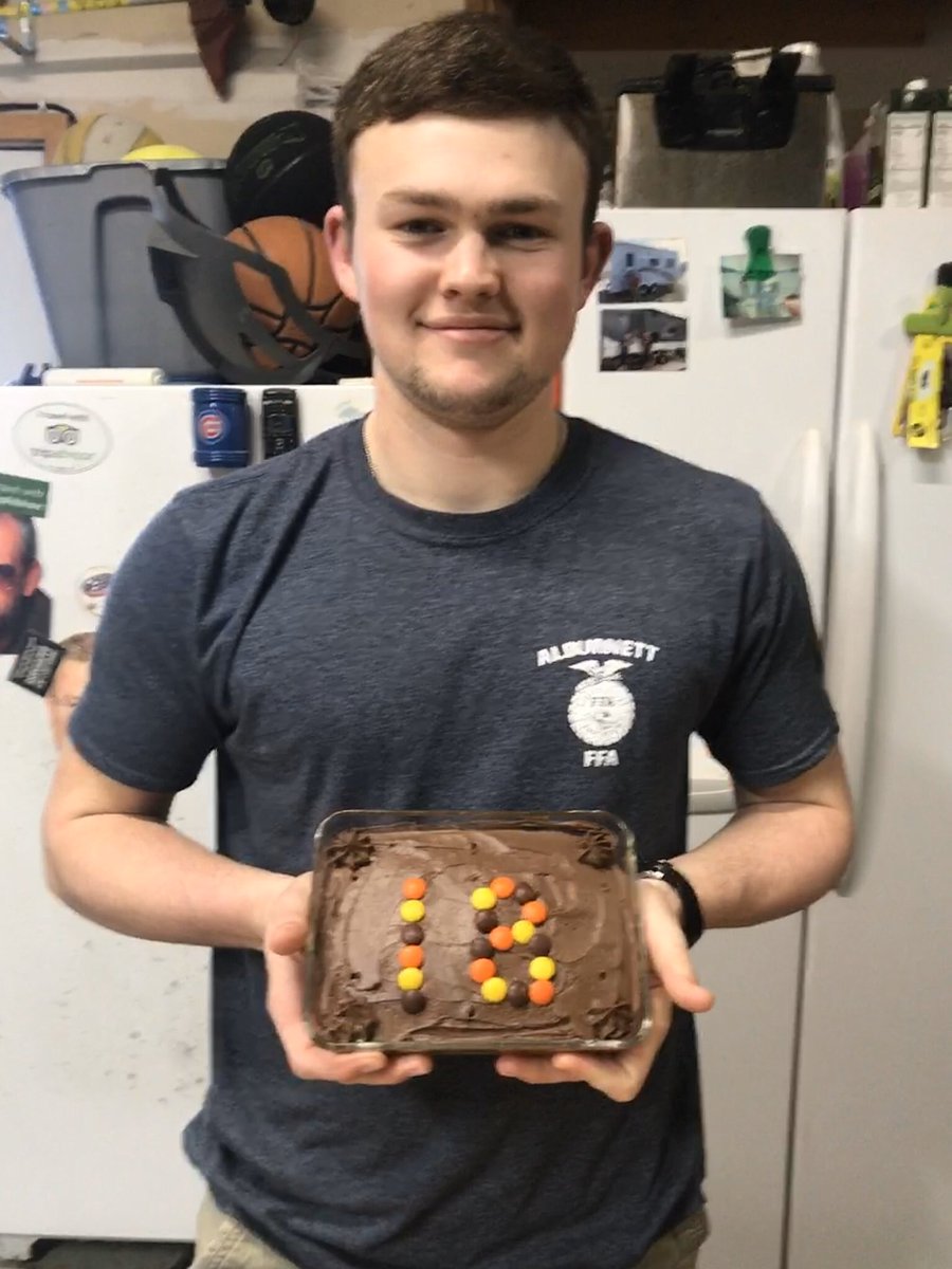 Happy 18th to this guy!  In all the crazy right now, you are a bright spot!  Proud to be your Mom!  Love you! ❤️☘️