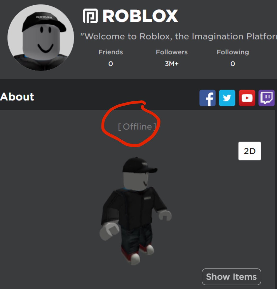 Roblox Site Offline Code