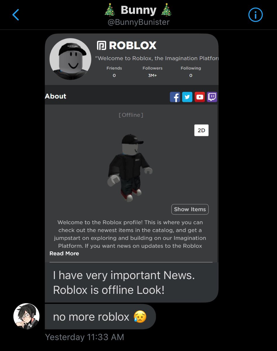 News Roblox On Twitter But Roblox Is Offline Look - roblox on twitter robowling is an extremely realistic