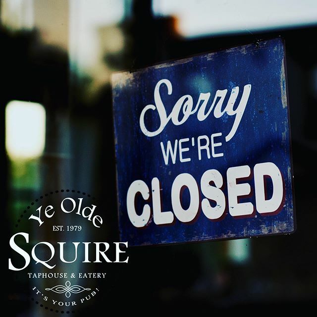 UPDATED MARCH 17th, 2020📅
—

Dear our Valued Guests,

Please note that Squires will be TEMPORARILY CLOSED until March 31st, 2020 as requested by our health professionals and provincial government.

From our family to yours, stay safe and we look forward to seeing you soon!

…