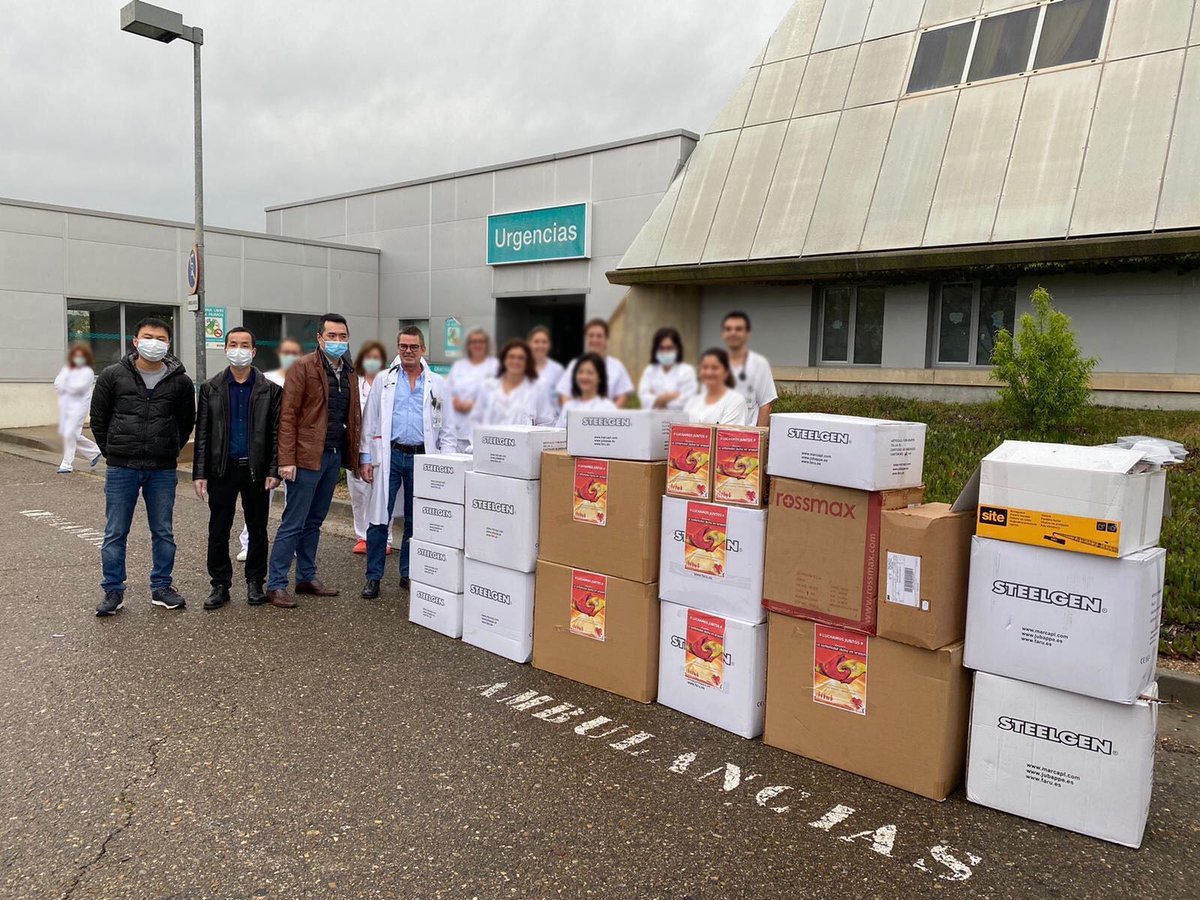 Las comunidades chinas en las distintas regiones españolas se están agrupando para ayudar a España. Queremos desde aquí dar a conocer la entrega de materiales sanitarios que están haciendo en los hospitales, donaciones de sangre en España y hacerles llegar nuestro  AGRADECIMIENTO