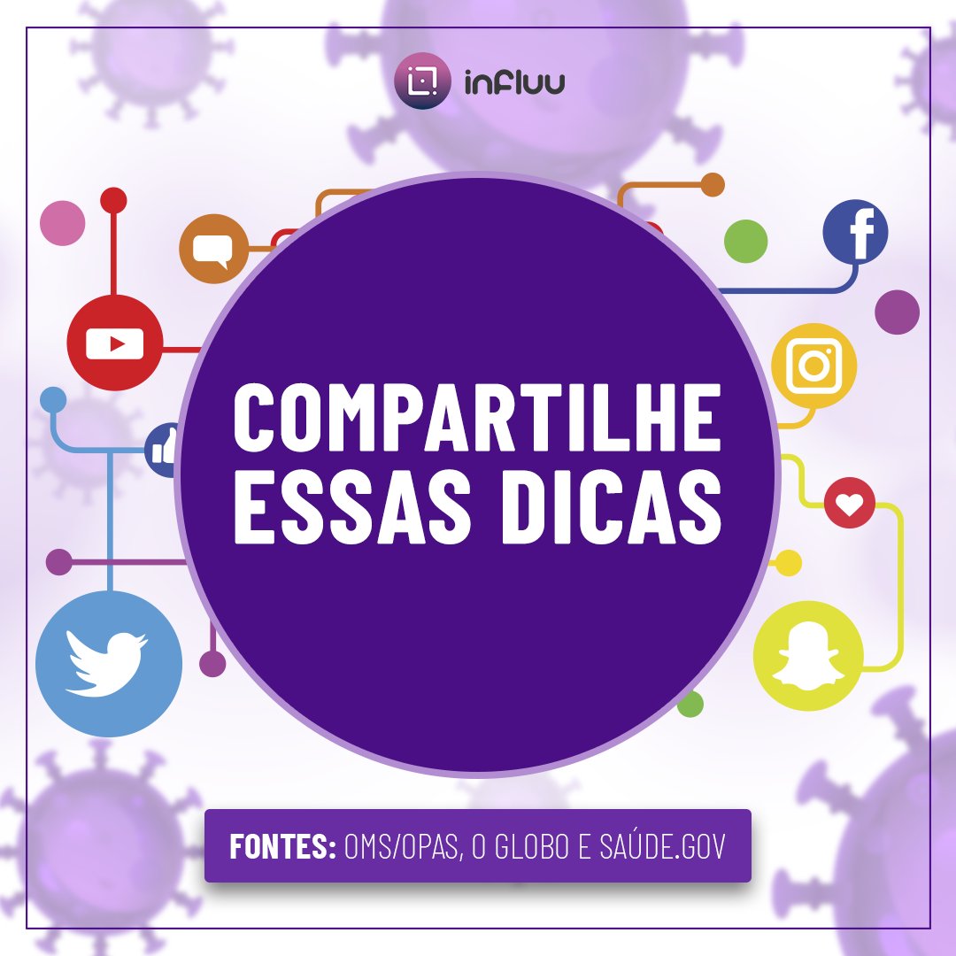 influu_oficial's tweet image. Use sua influência com responsabilidade!

#informaçãoépoder #vamosjuntos #coronavirus #influu