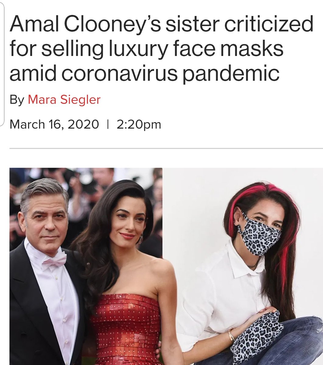 I'm too sexy for this mask... #talaalamuddin #amalclooney #facemask #masks