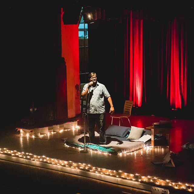 BaggyTheComic's tweet photo. Performing to a live audience is one of the best feelings/experiences I've had(or anyone can have) in life.
When it is you alone, in the spotlight, for over an hour holding the audience in rapt attention, telling them stories you wrote and sharing your p… https://t.co/VUHpIvm081 https://t.co/PWpilEoqZN