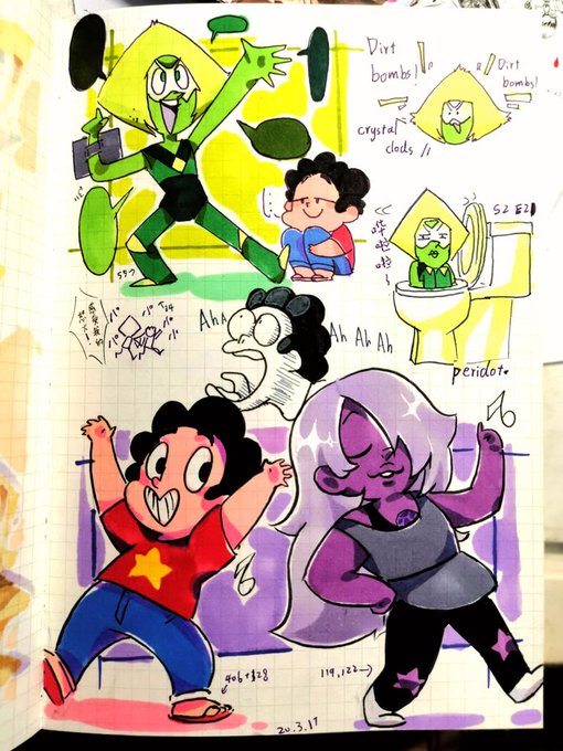 摸鱼是活下去的动力…
su实在是太好看了…国欠史嘟宝_(:::з」∠)_
#StevenUniverse 