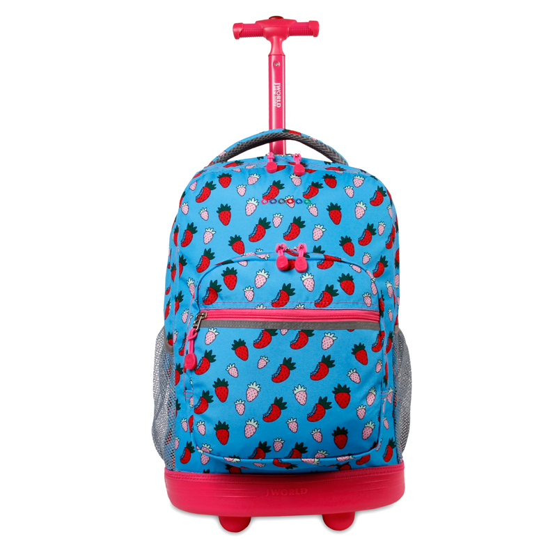 JWorldStore's tweet image. New colors arrival for Sunrise rolling backpack.
Flaming &amp;amp; Strawberry &amp;amp; Crush
Shop at bit.ly/2TVtXEI

#jworldnewyork #bag #rollingbackpack #newarrivals #pattern #trend #style #fashion #ootd