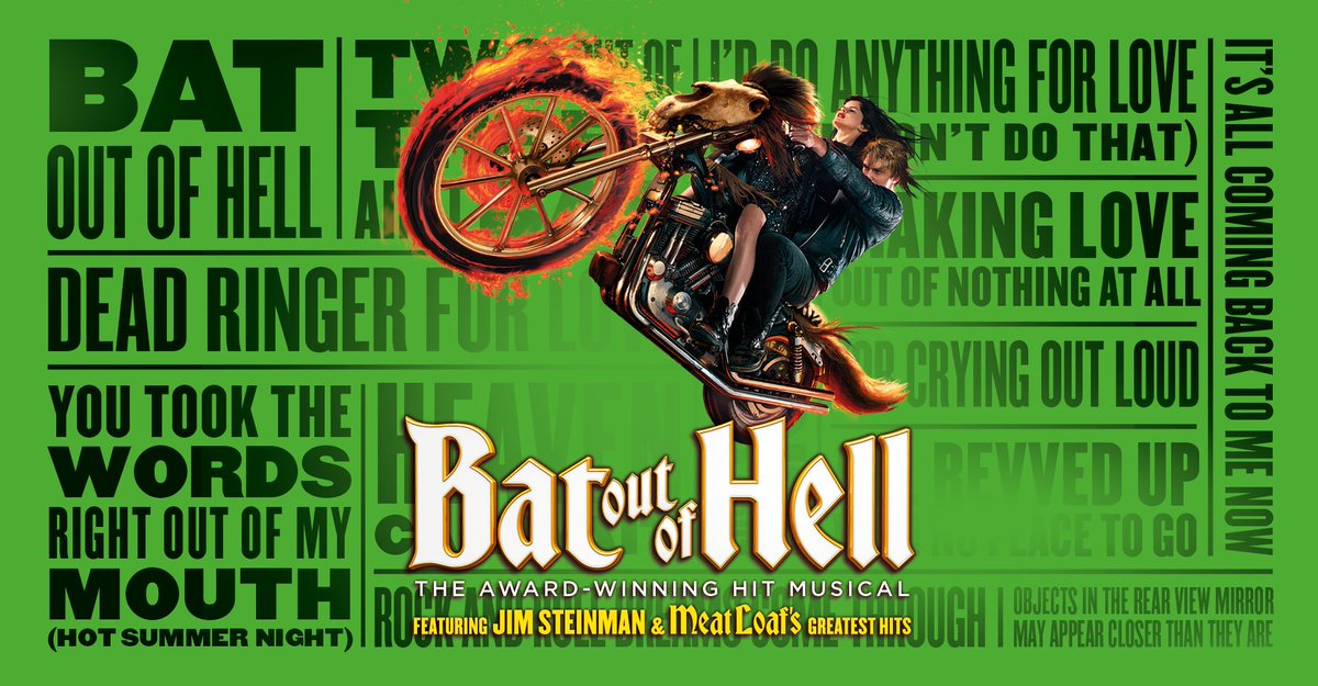 "In the Land of the Shamrock, the Leprechaun is King" 

Happy St. Patrick's Day from Bat Out of Hell The Musical
🔥🍀🔥🍀