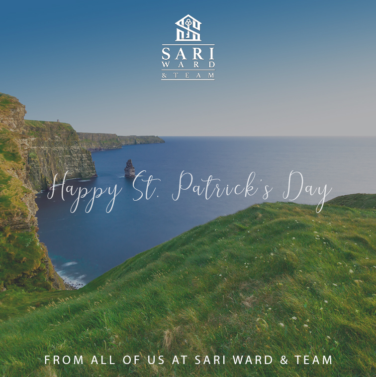 SariAndTeam's tweet photo. Happy St. Patrick's Day from all of us at Sari Ward &amp; Team! https://t.co/4q16BLIPF8
