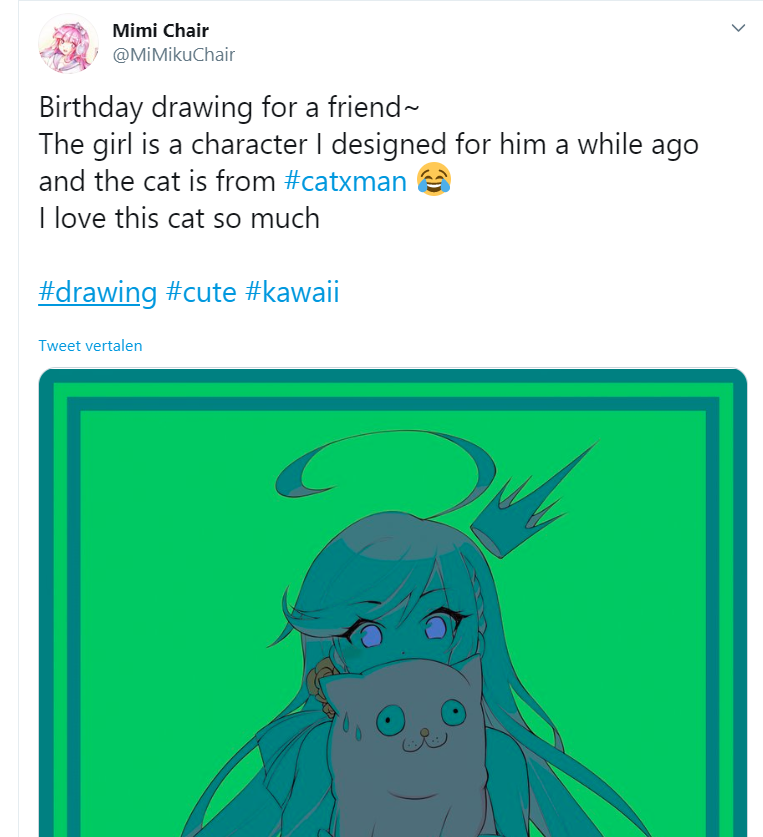 MiMikuChair's tweet photo. Wanna know what happens when you accidentally upload a CMYK image to Twitter :') (it was supposed to be white, gray and yellow ๐)
It doesn't look bad tho ๐ค
#cmyk #weirdcolors https://t.co/AtPk03kLuq