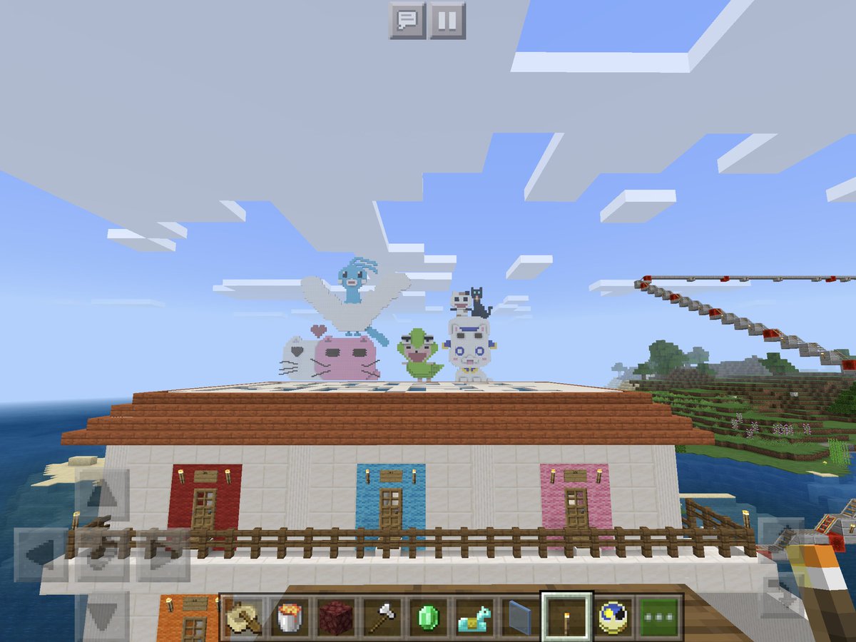 あくあまる ん Aria第三幕12 3公開 1億年振りにipadのマイクラデータを復元した 無限に時間を持て余していたのであろう当時は 屋根の上のウメス その他諸々 アリアカンパニー カンパニーレ周辺 日の丸写真館 マイクラ