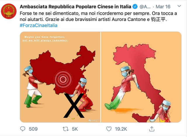 khauvan2's tweet photo. We sympathize with Italian and Chinese people during these difficult times and demand Chinense government to respect Vietnamese sovereignty.

HOÀNG SA, TRƯỜNG SA LÀ CỦA VIỆT NAM! 🇻🇳
#ChinaStopsLying
#HoangSaTruongSabelongtoVietNam https://t.co/N55OVRMTHx