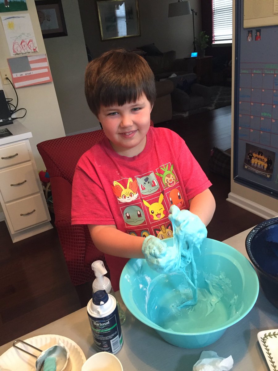 MrsHassels158's tweet photo. E-Learning can be fun, messy, sticky, colorful and meaningful! I might need the recipe for this amazing slime:) #explore158 @ChesakCheetahs https://t.co/GfUYrMRvlu