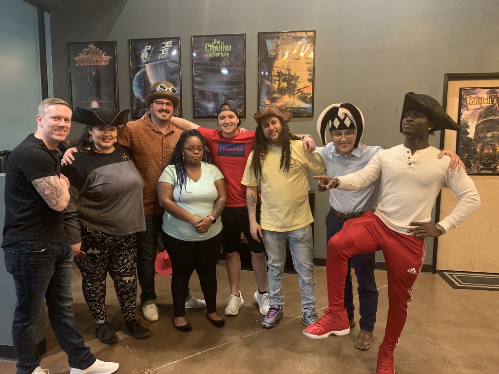 dauntless_mg's tweet photo. Congratulations to this group for hitting their goals last week, and earning a night in an Escape Room! We had so much fun - can't wait to do this again! 
.
.
.
.
.
#weescaped #escaperoom #fun #team #winners #goals #goalgetter #dauntlessmarketing https://t.co/XqvRaWTwJ0
