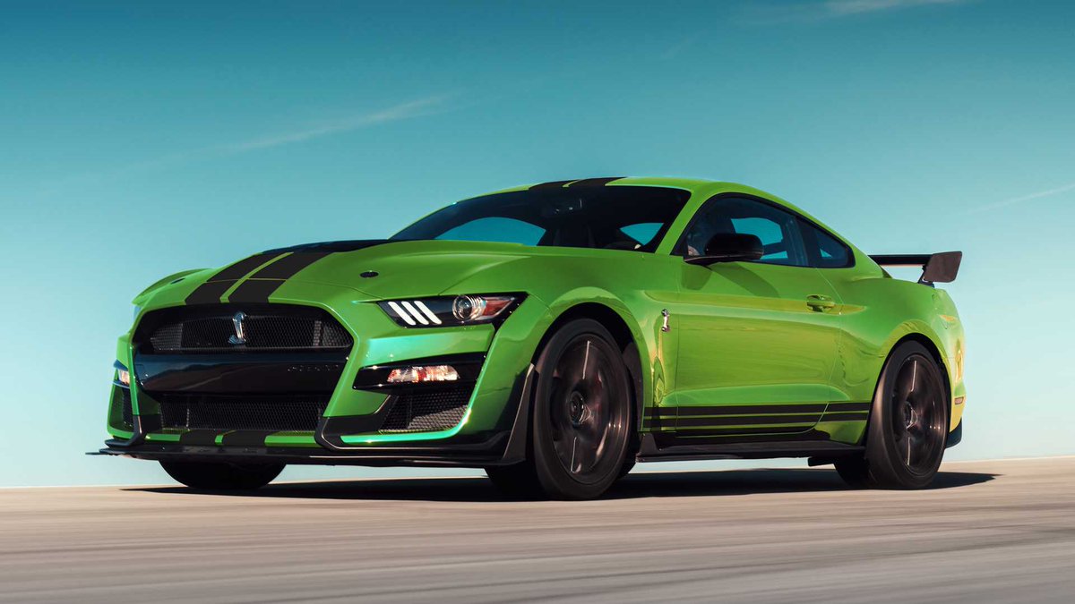 FordRacing's tweet photo. We had to help you get a little green somehow on St Patrick's Day

#Ford #Mustang #StPatricksDay https://t.co/gc6rg4bVuX