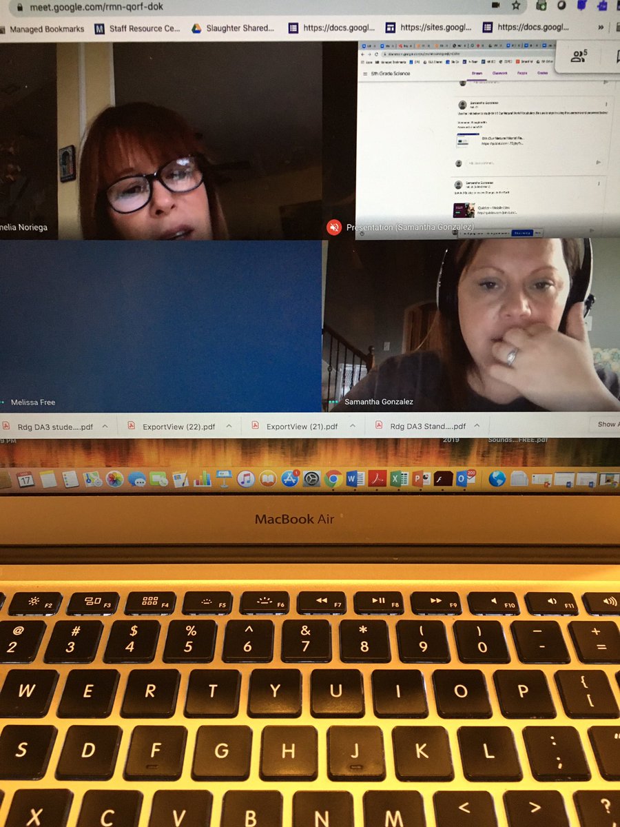 I’m so proud to be part of 5th grade math planning time! Being home doesn’t stop them! #prideinside1920 <a href="/SlaughterES/">Slaughter Elementary</a>