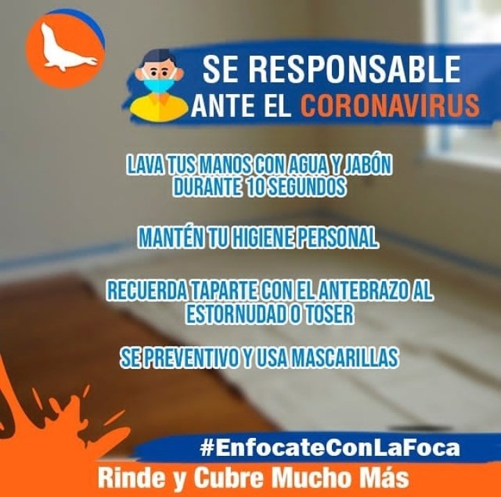 victoria1039fm's tweet photo. #Proplastic se preocupa por ti y no solo dan los mejores #Pintutips, también los mejores consejos ante el #coronavirus. https://t.co/NXdgjTKF8z